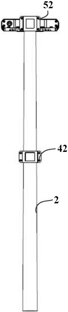 Integrated light following solar street lamp and light following automatic lifting system and method