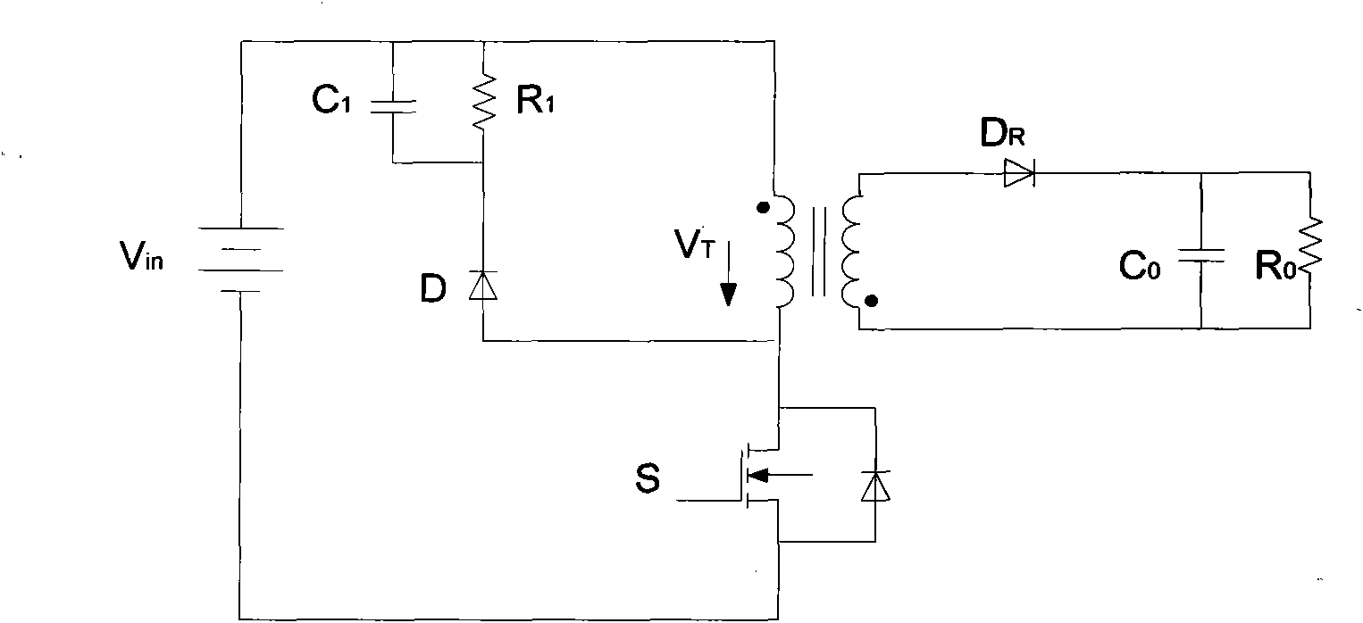 High potential direct current (DC) voltage energy-taking power supply