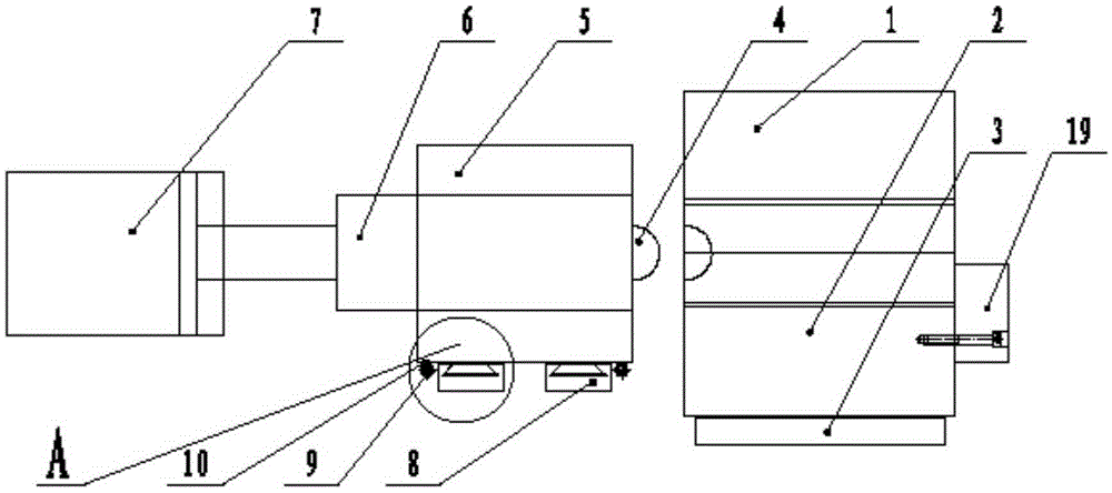 One-shot forming device for pipe end face semicircle