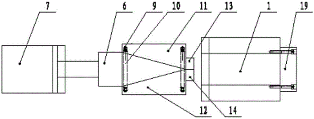 One-shot forming device for pipe end face semicircle