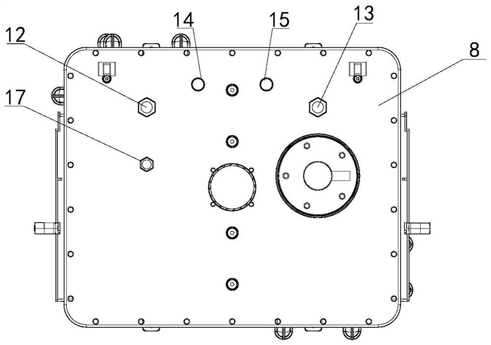 Water tank for realizing single-water-replenishing and double-air-outlet functions of oxyhydrogen machine