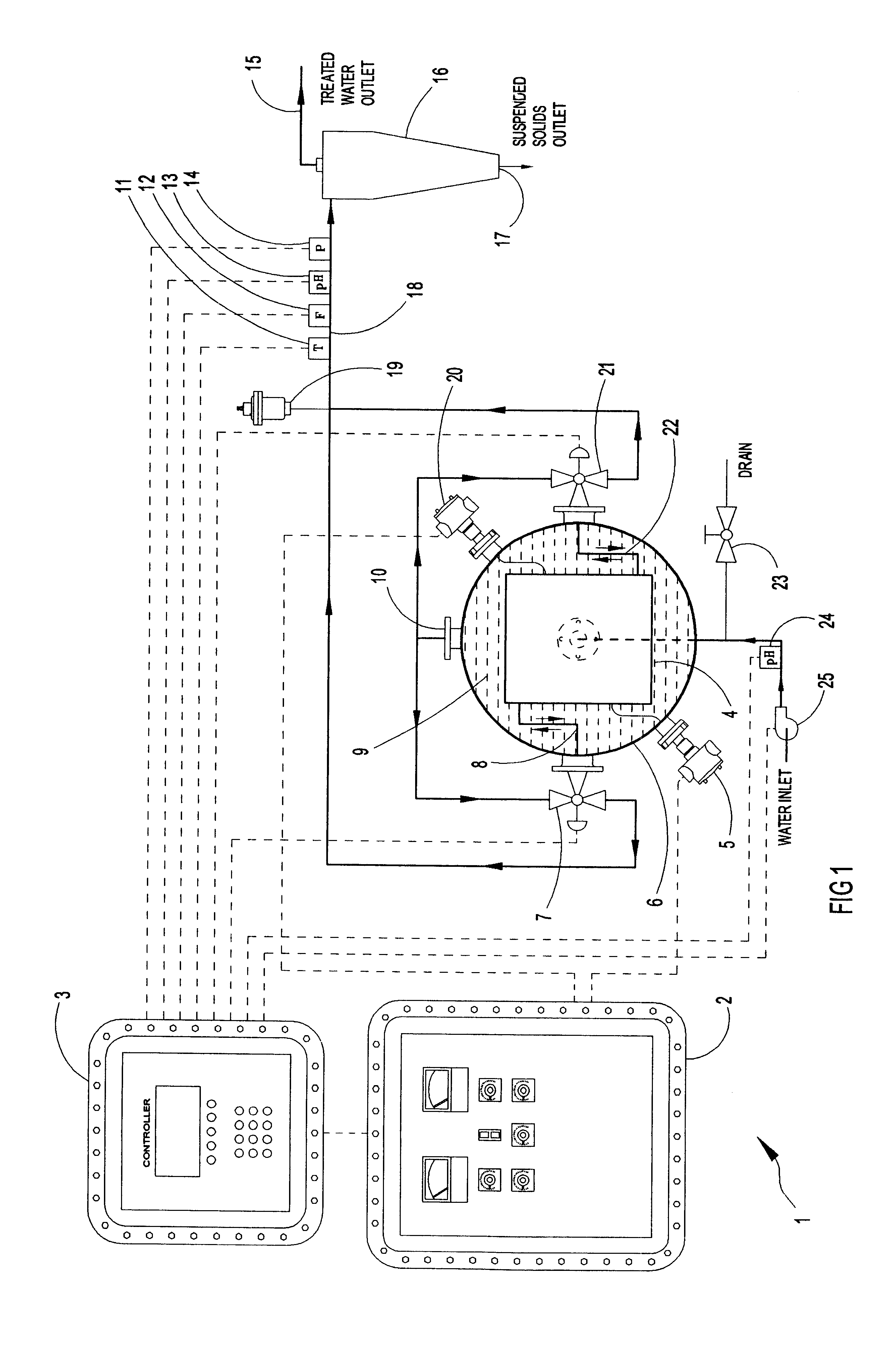 Apparatus for removing dissolved metals from wastewater by electrocoagulation