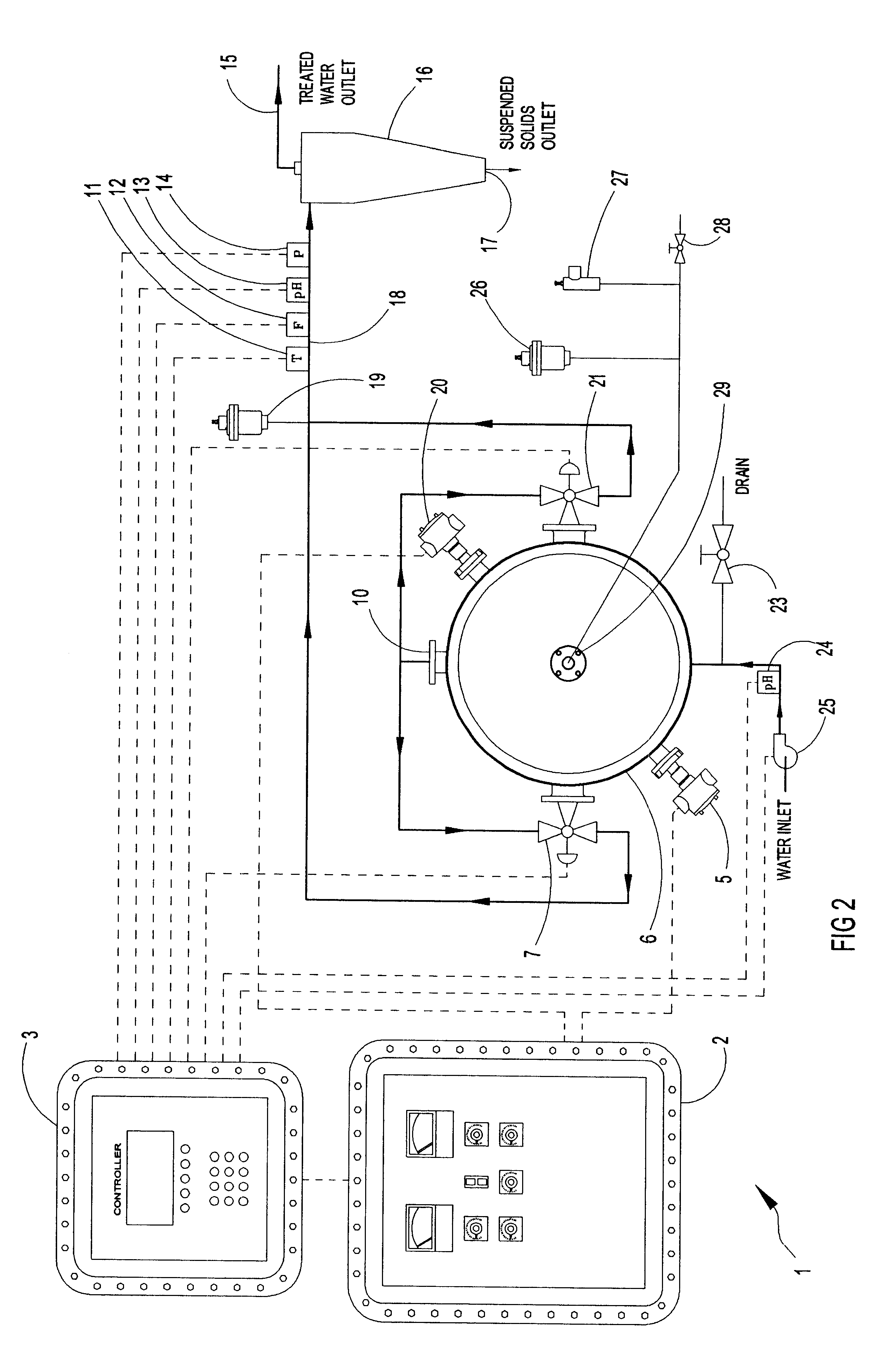 Apparatus for removing dissolved metals from wastewater by electrocoagulation
