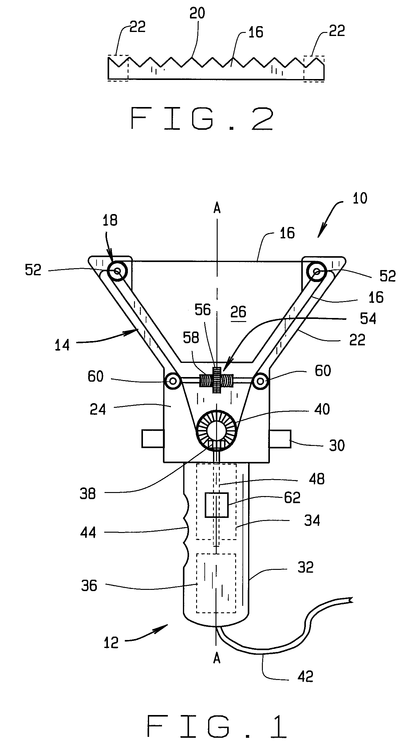 Removeable attachment for a powered tool