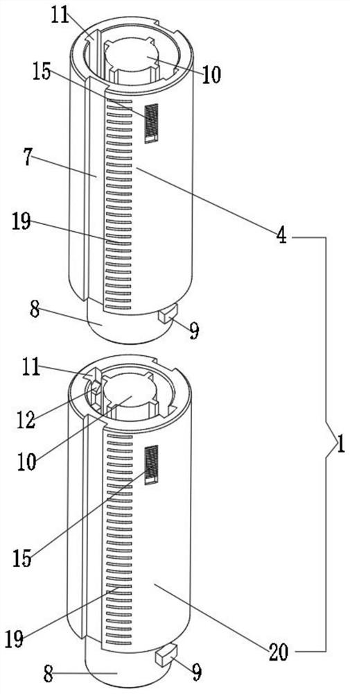 Coal mine sump sludge thickness measuring device and measuring method