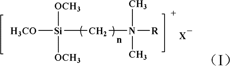 Method for preparing waterborne polyurethane/organosilicon montmorillonite nano composite material