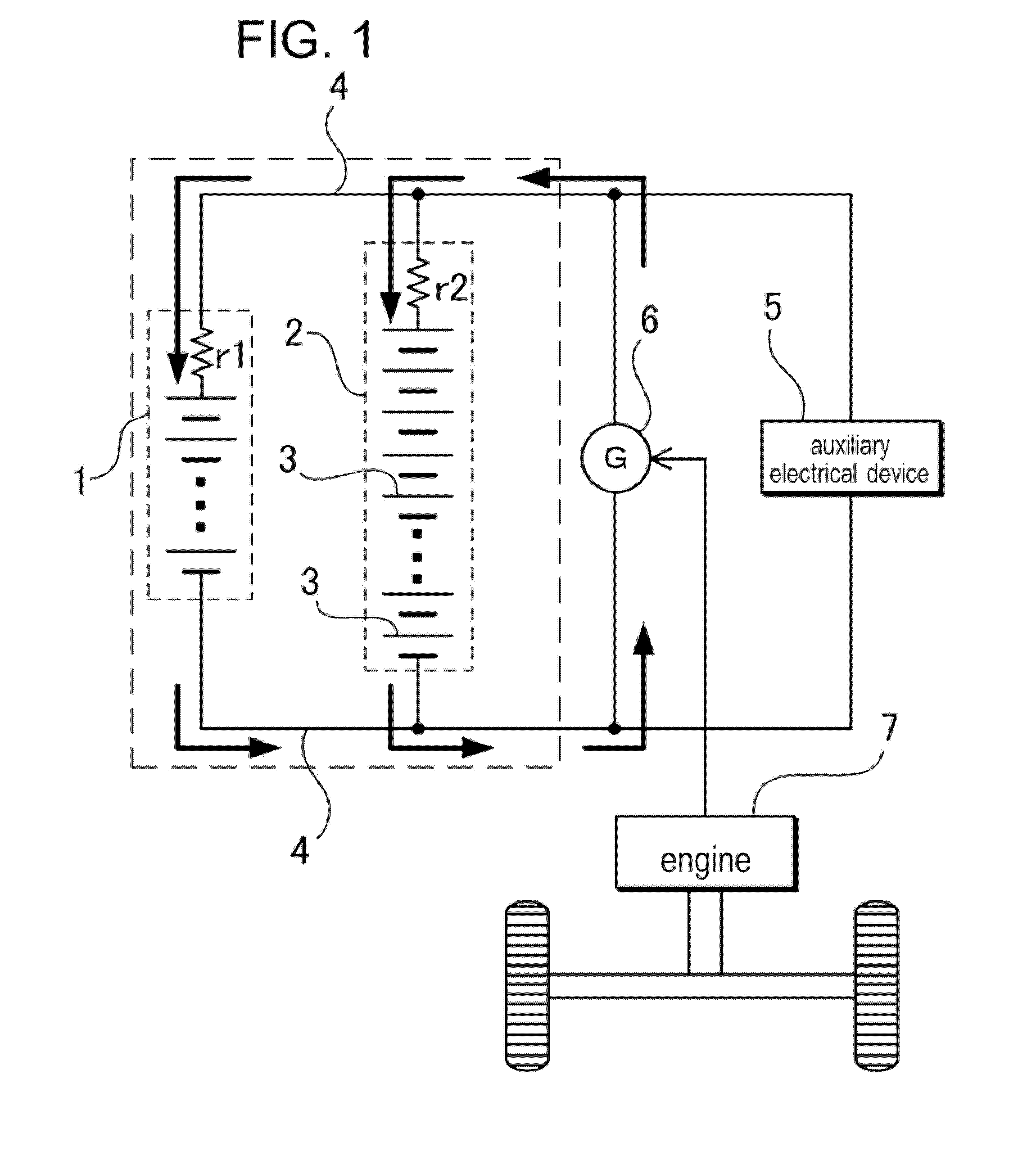 Vehicular battery system and vehicle equipped with same