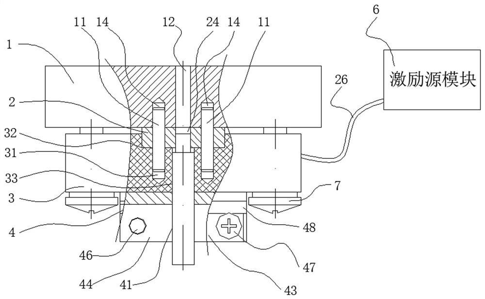 A high-frequency and high-power impatt tube electric parameter debugging device