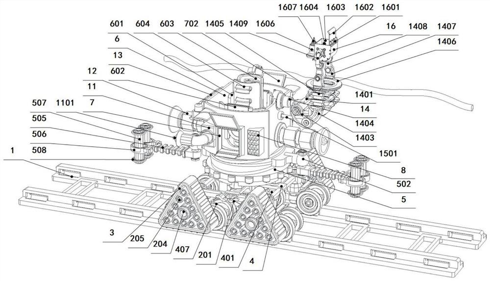 A carrier device with excavation function