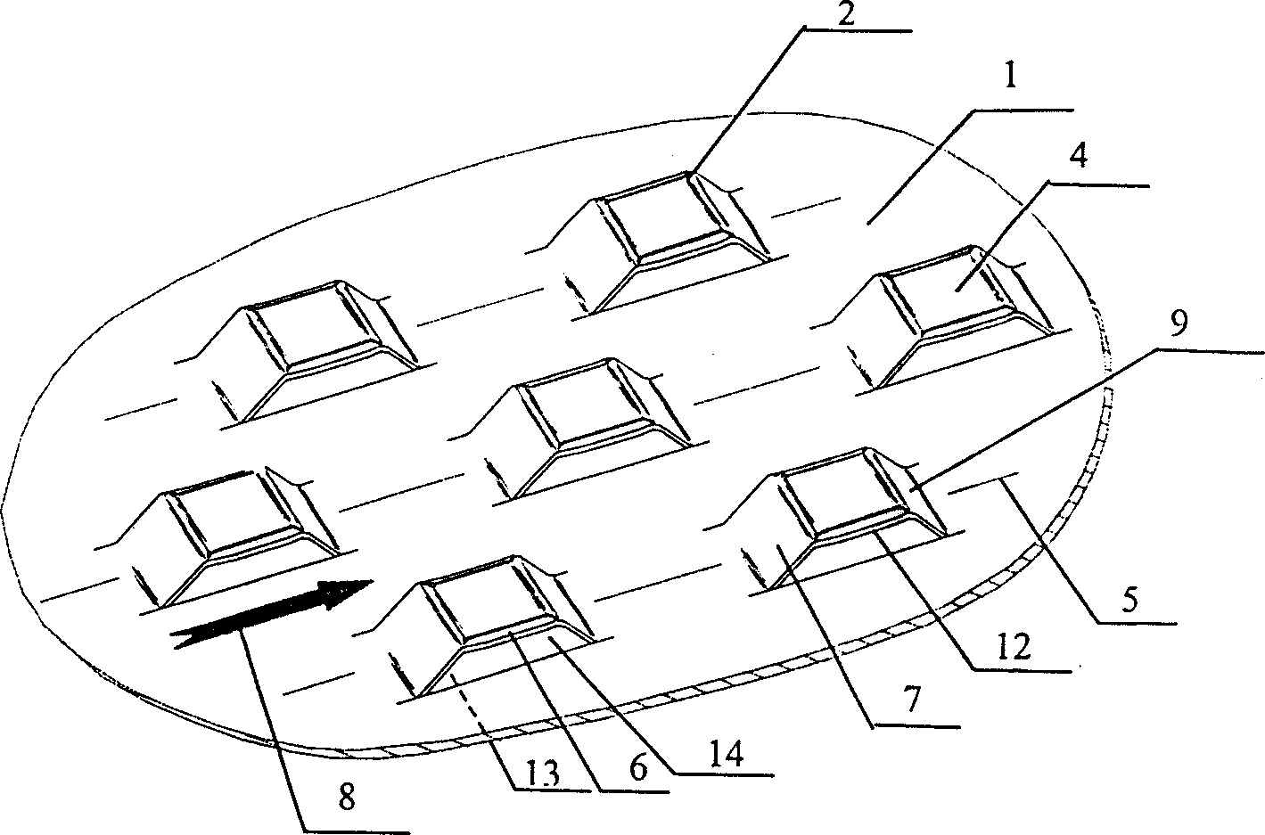 Efficient large-flux fixed valve tray