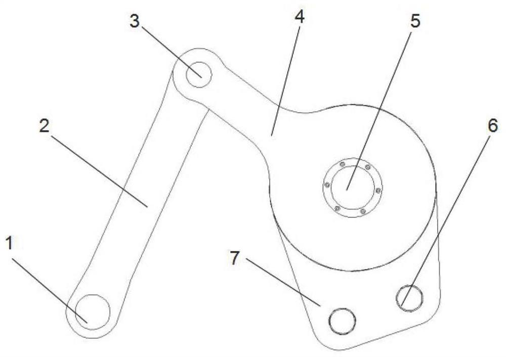 Eddy current crank arm type buffer