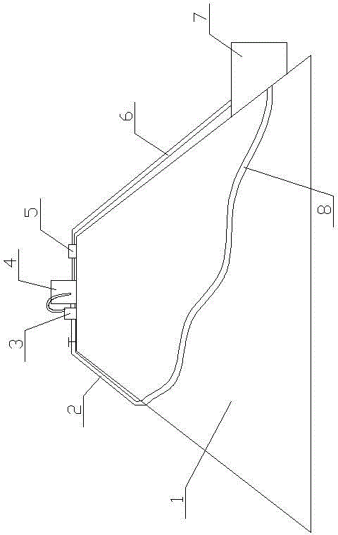 Concrete dam joint leaking stoppage method
