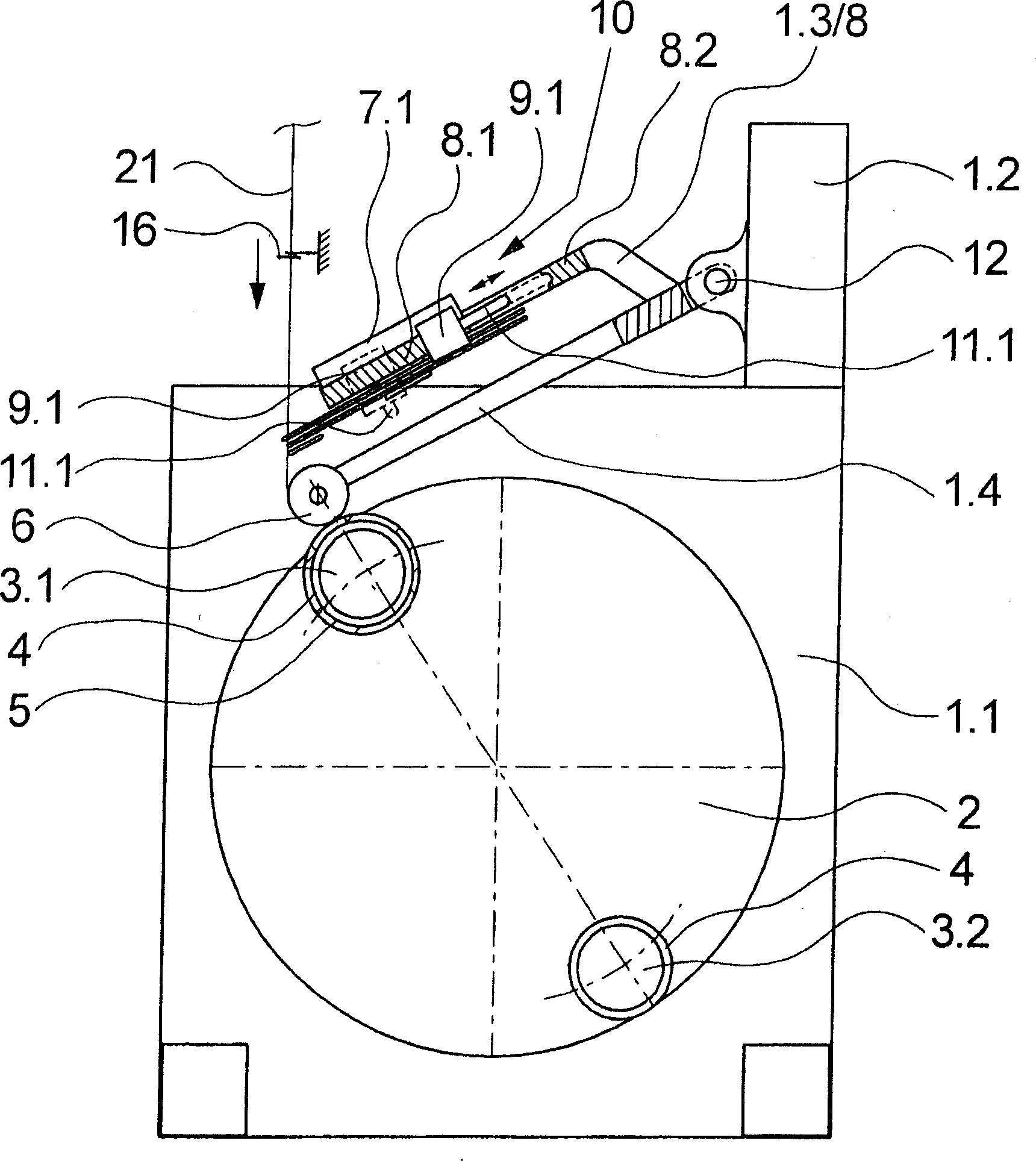 Device and method for winding multi-strand multifilament bundle