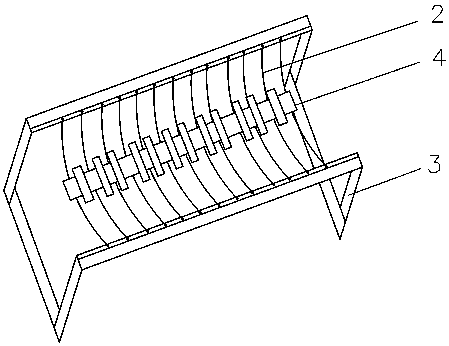 Material falling device