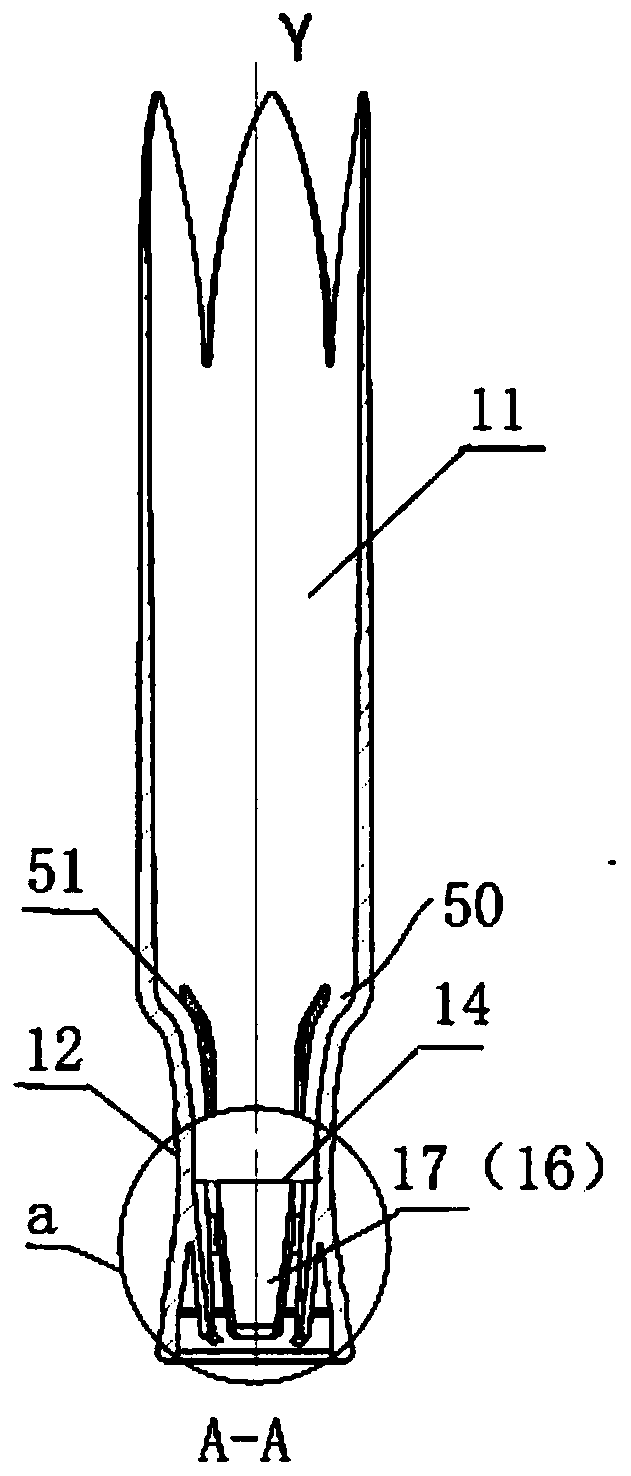 Stable holding type tampon applicator