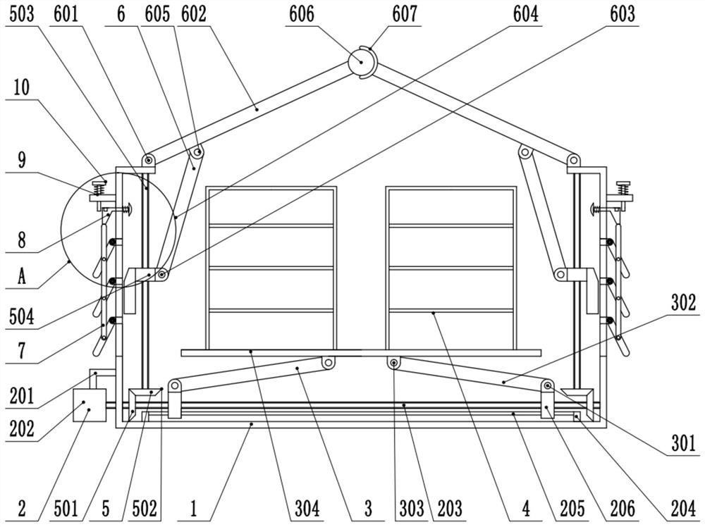 Ventilation cooling device for henhouse