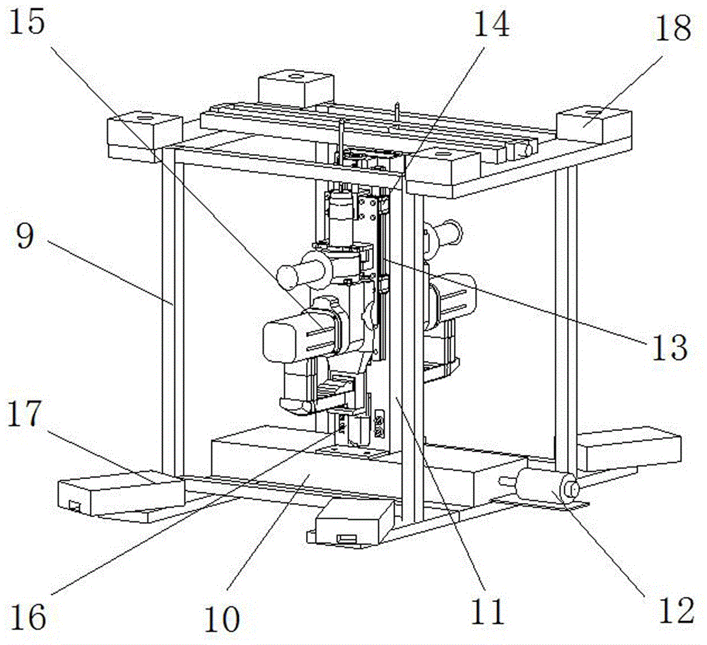 Automatic punching device and method for high-speed railway tunnel anchor implantation