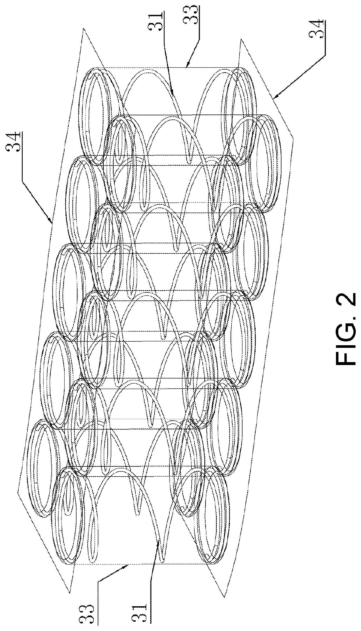 Chair cushion and its supporting structure