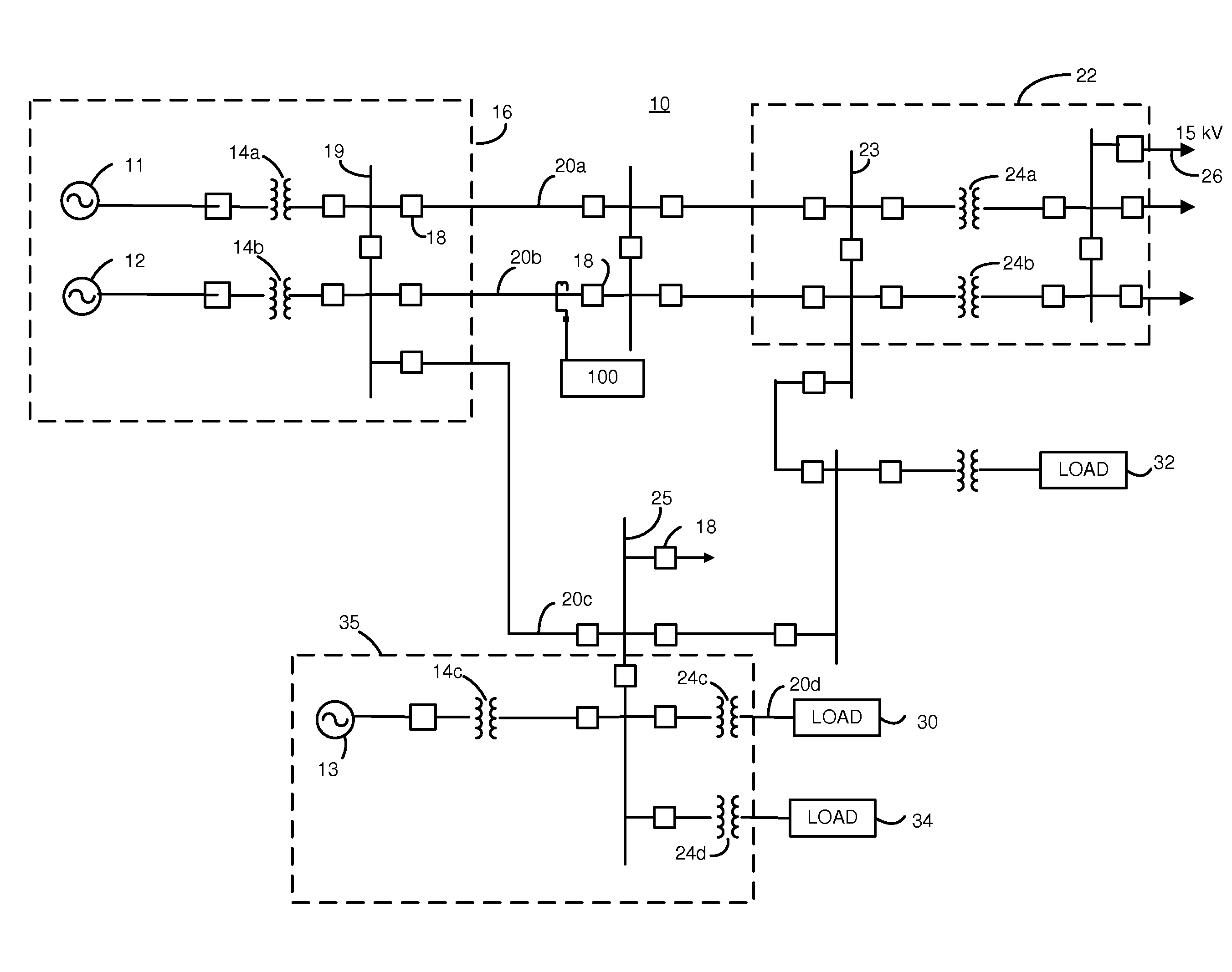 Apparatus and method for estimating synchronized phasors at predetermined times referenced to a common time standard in an electrical system