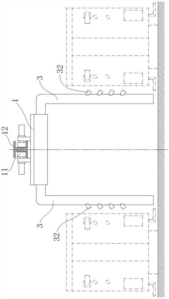 Method for accurately controlling temperature and humidity of air around textile production line