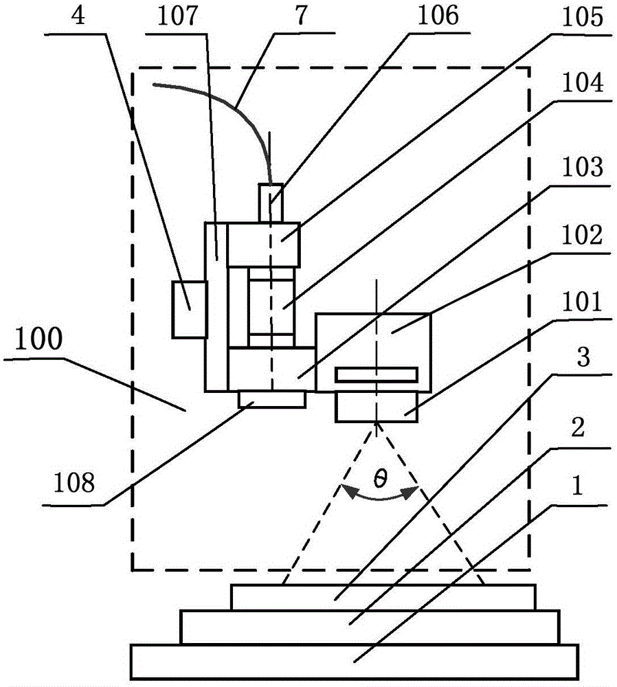 Industrial robot laser marking machine