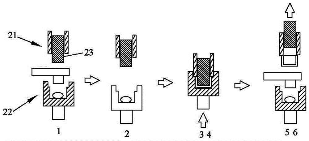 Forming method of compression molding bottle caps