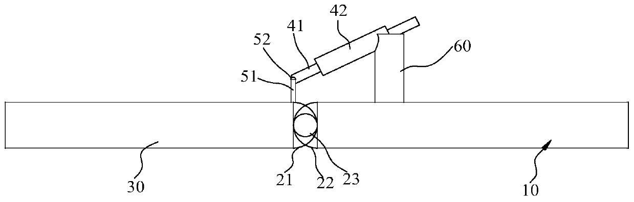 Floater and double-body ship type wave energy power generation device comprising same