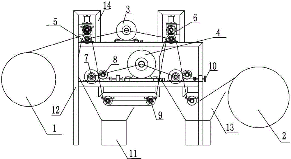 Semi-aluminized glass microbead production technology and bead brushing device of semi-aluminized glass microbeads