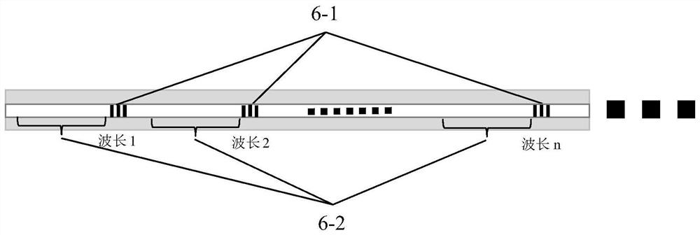 Distributed sensing system and method for simultaneously measuring fiber bragg grating vibration and strain