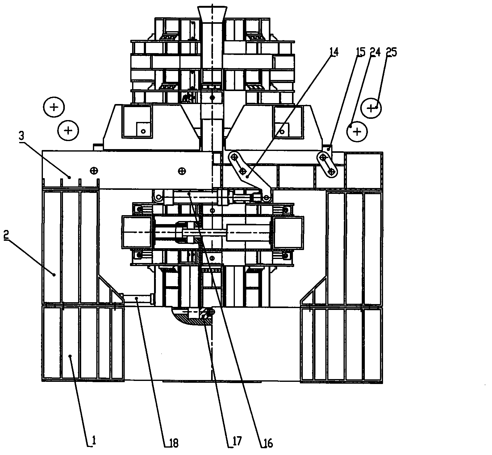 Water cooling die casting process of polygonal steel ingots, and water cooling die casting device