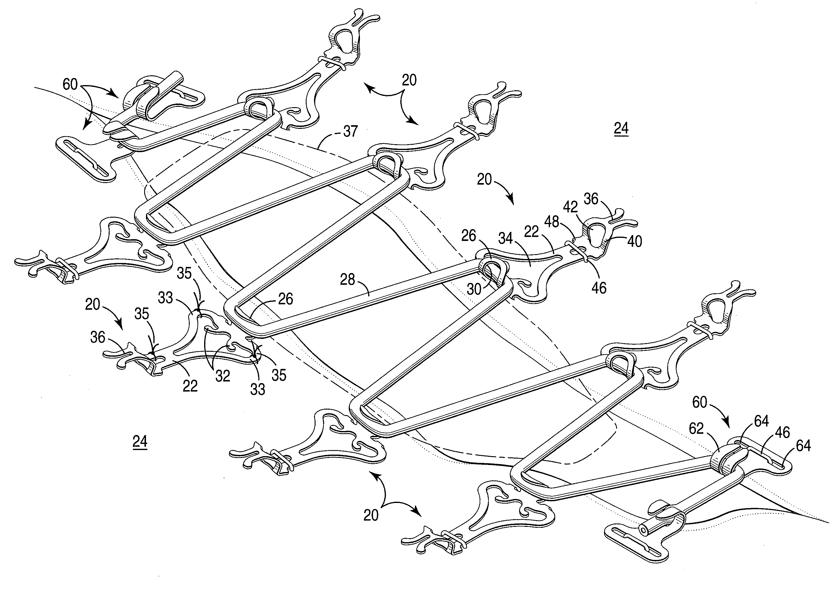 System and Method for Moving and Stretching Plastic Tissue
