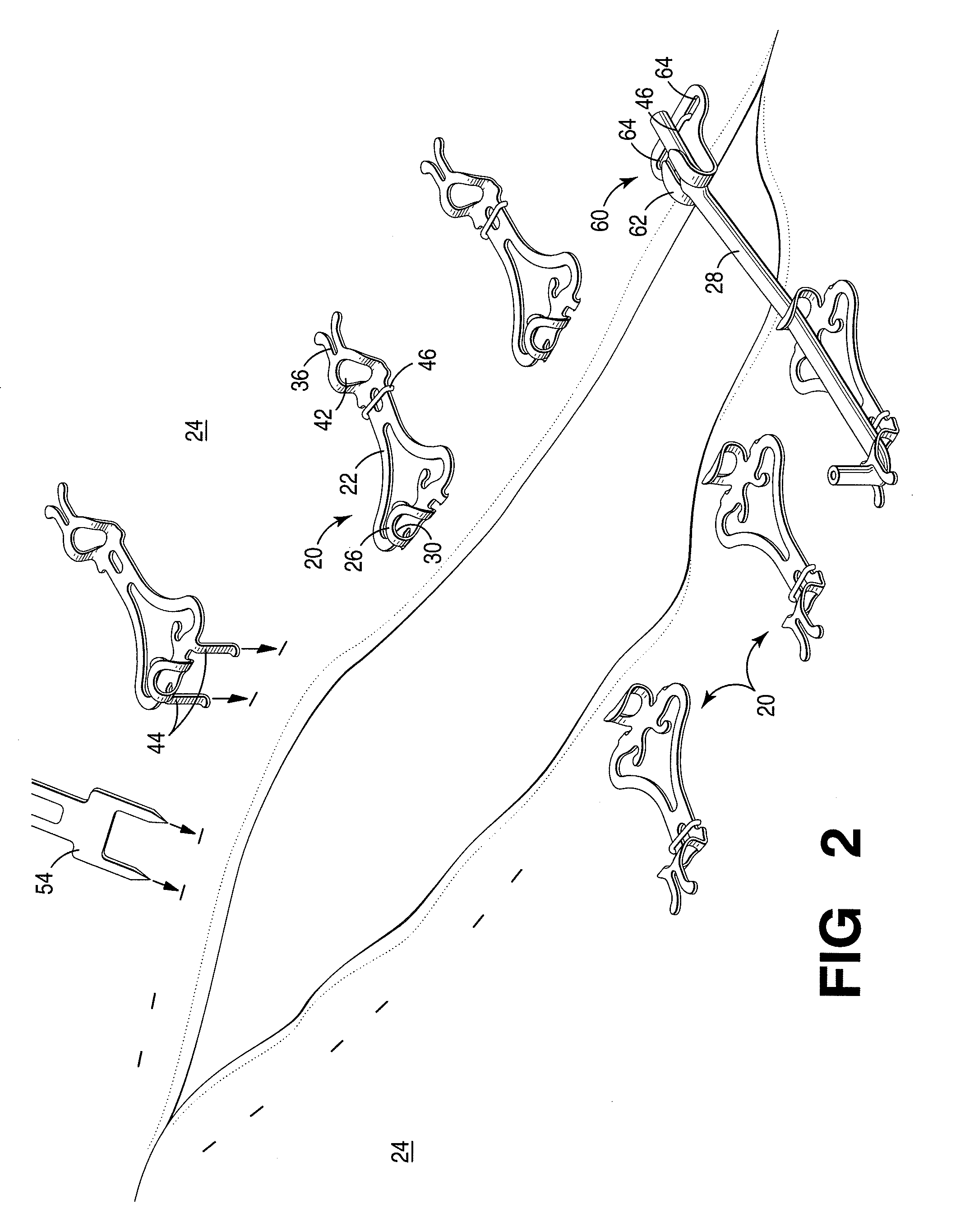 System and Method for Moving and Stretching Plastic Tissue