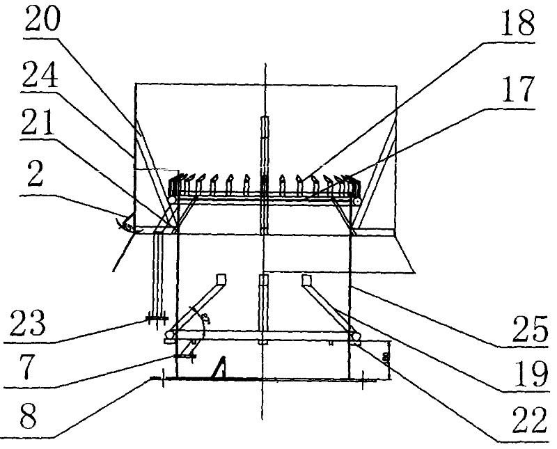 Device and method for controlling diffusion of gas collecting pipe