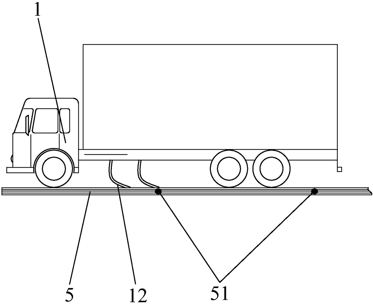 Semi-automatic wharf high-speed heavy-duty track and wharf loading and unloading system layout