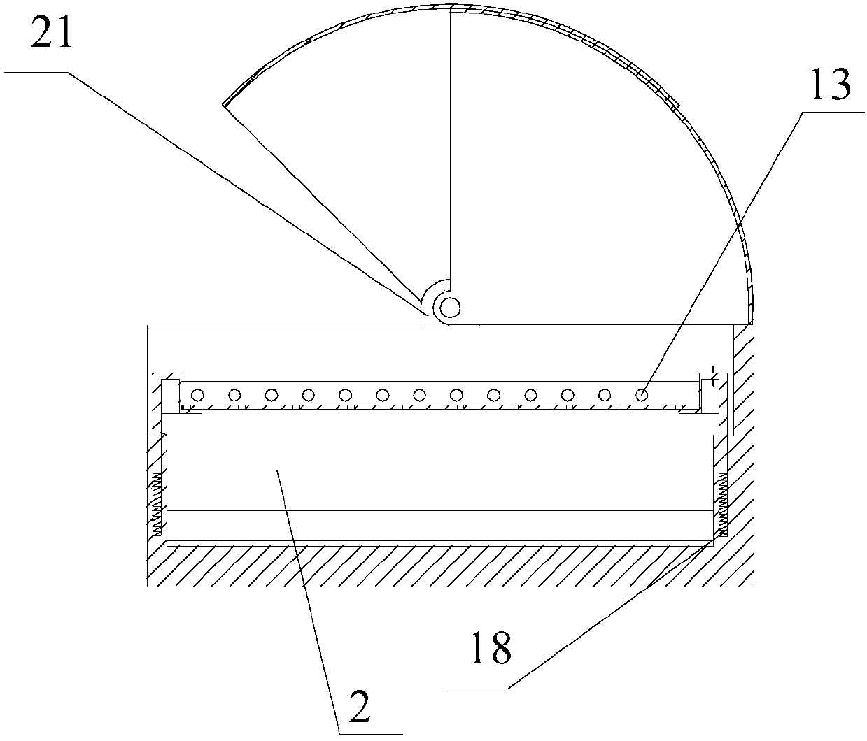 Neurosurgical cotton pad moistening device