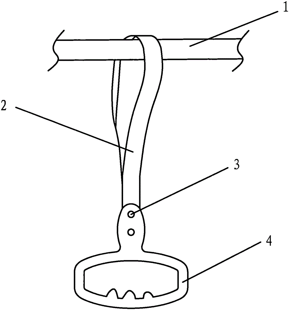 Bus and subway handle with antibacterial and healthcare function and preparation method thereof