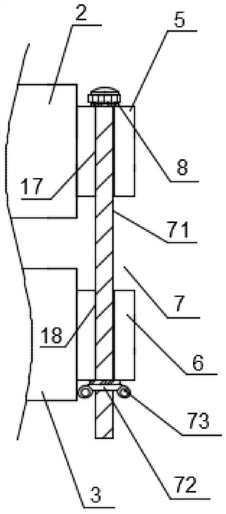 A crane tube pipe connection structure that is easy to disassemble