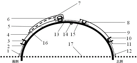 A multifunctional arched large and medium shed