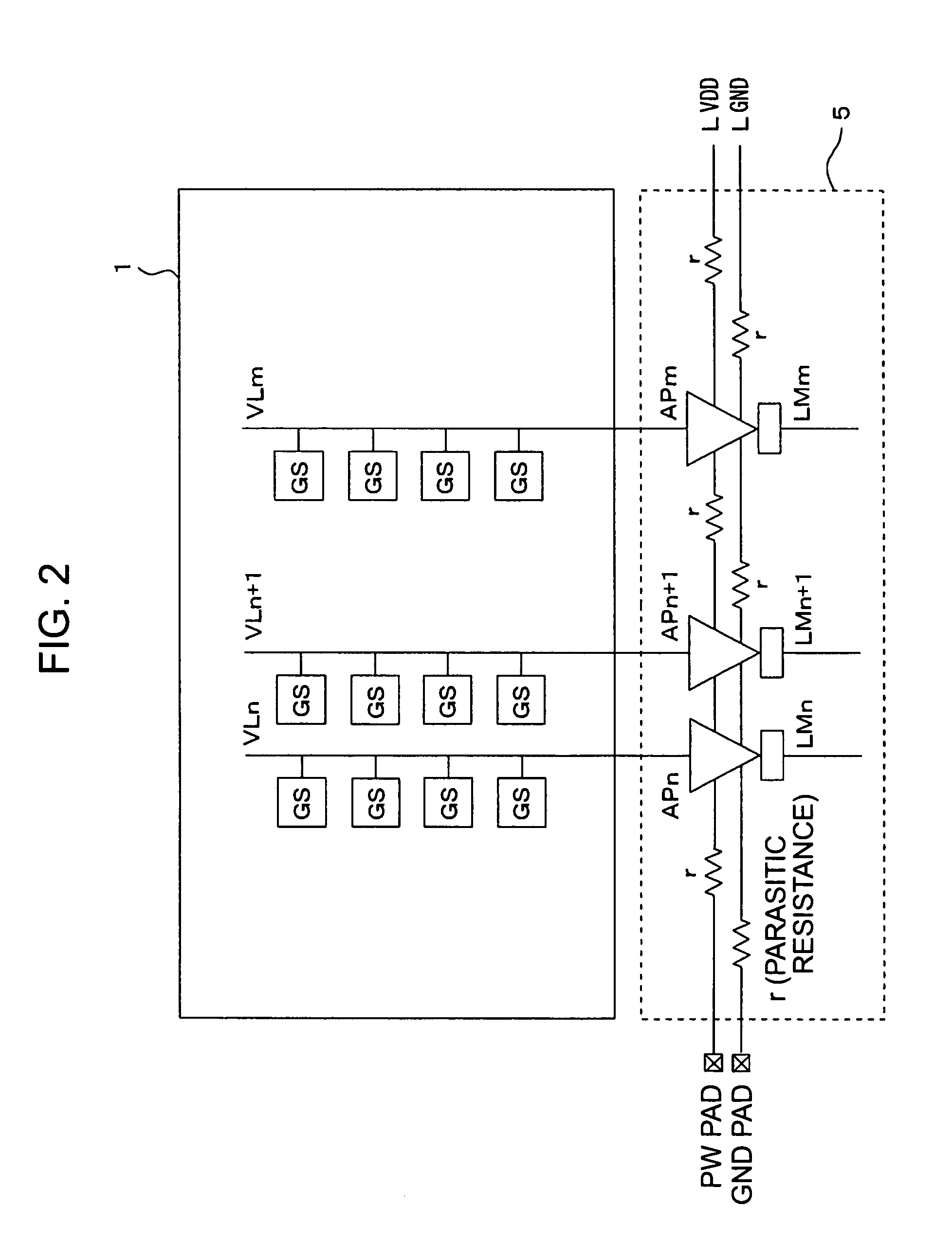 Solid-state image-pickup device with column-line amplifiers and limiters