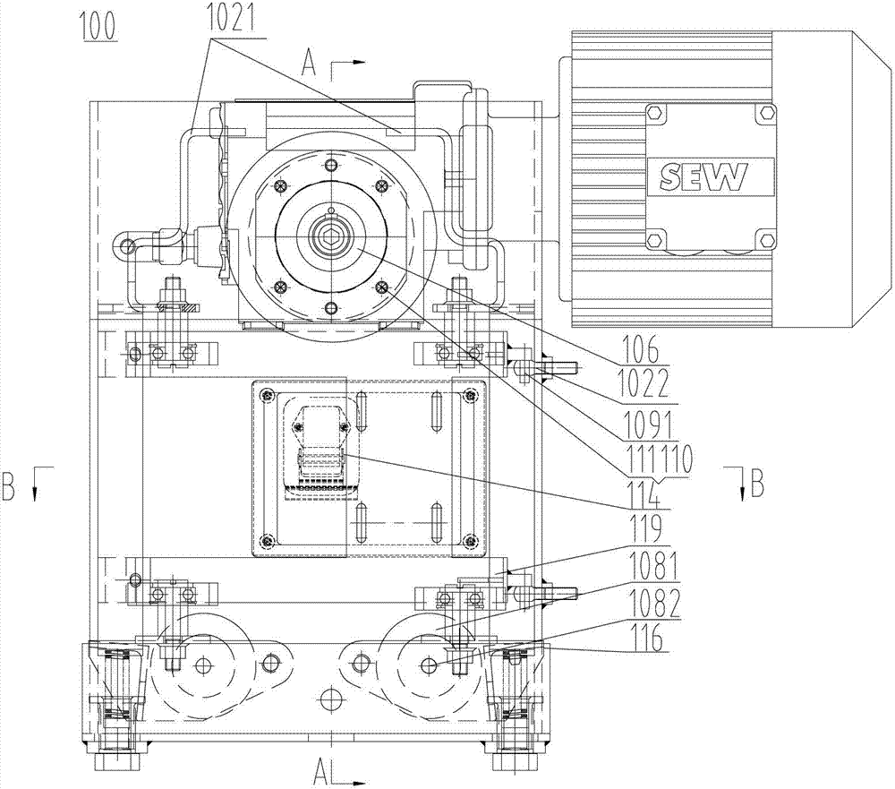 Self-propelled trolley and self-propelled trolley conveying system