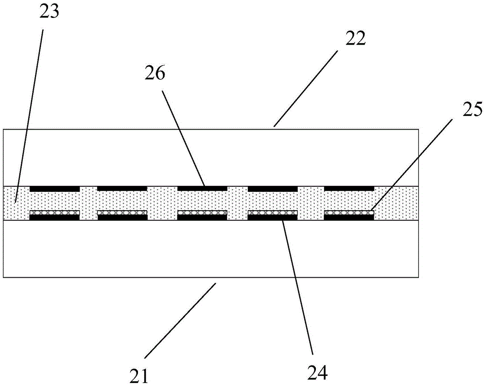 A double-sided transparent display device