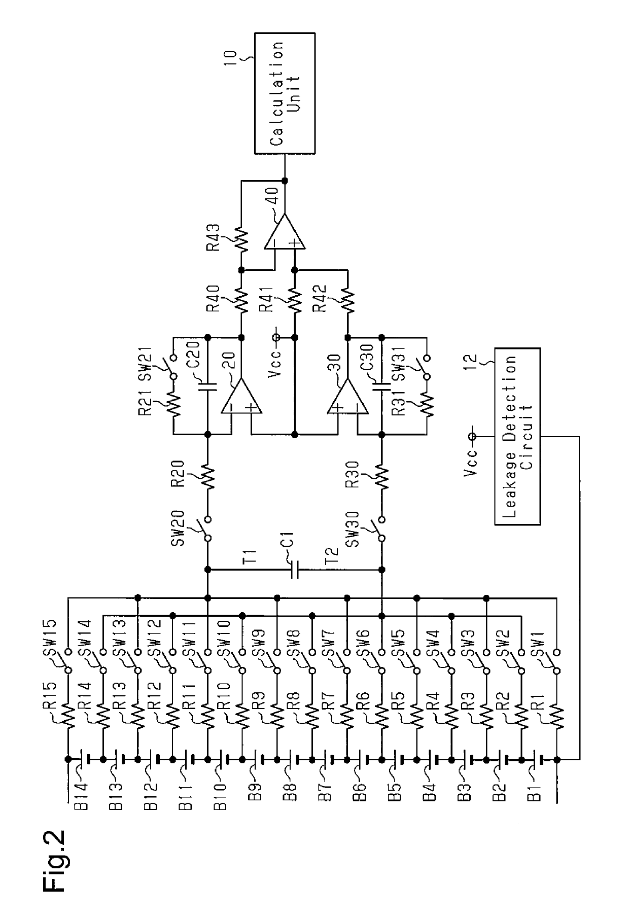 Battery voltage measurement circuit