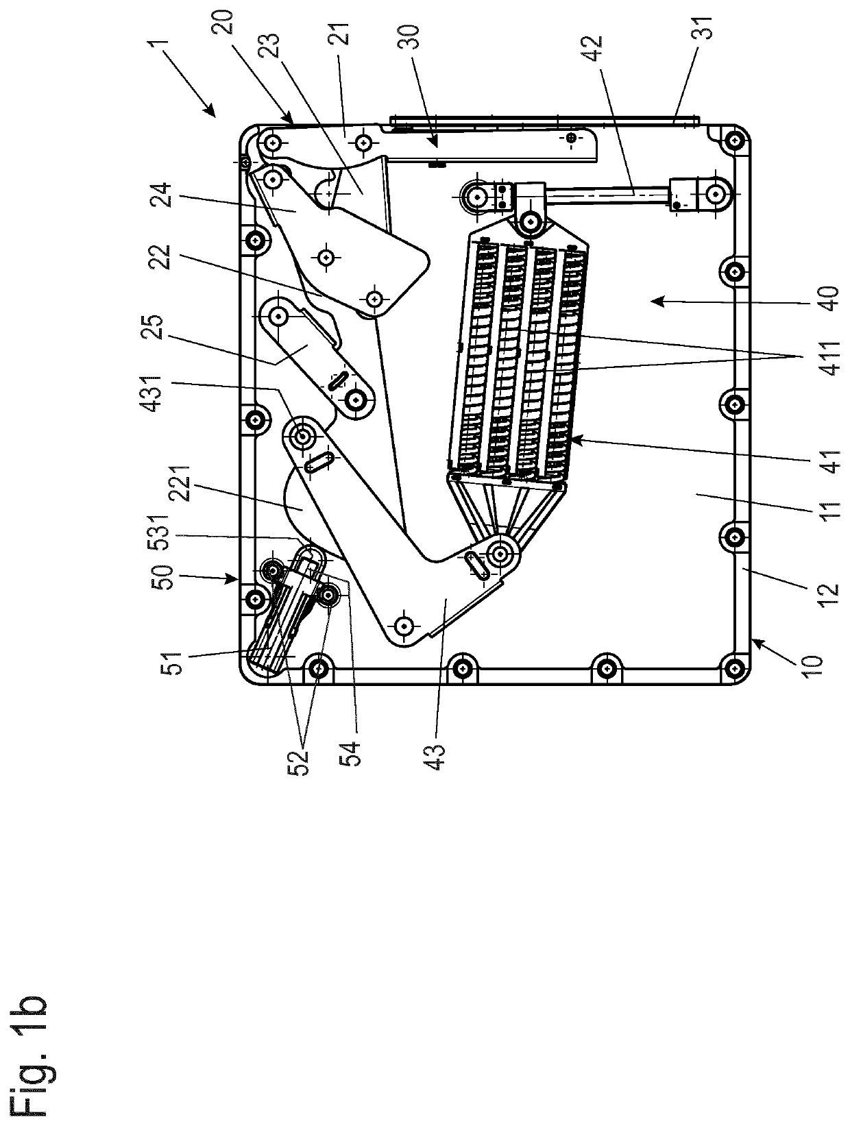 Flap fitting for a piece of furniture, side wall of a body of a piece of furniture and piece of furniture comprising a side wall