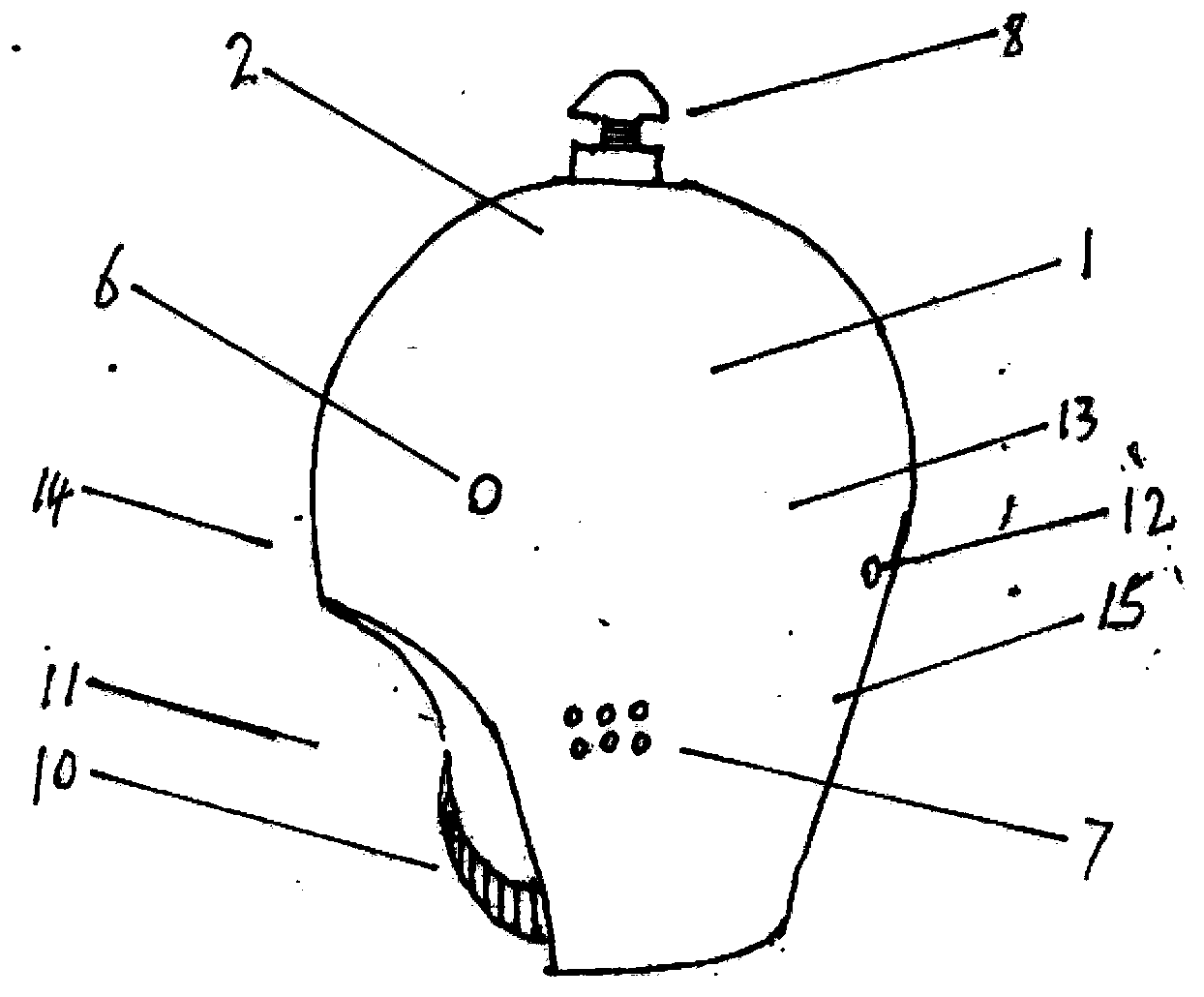 Military sniping helmet