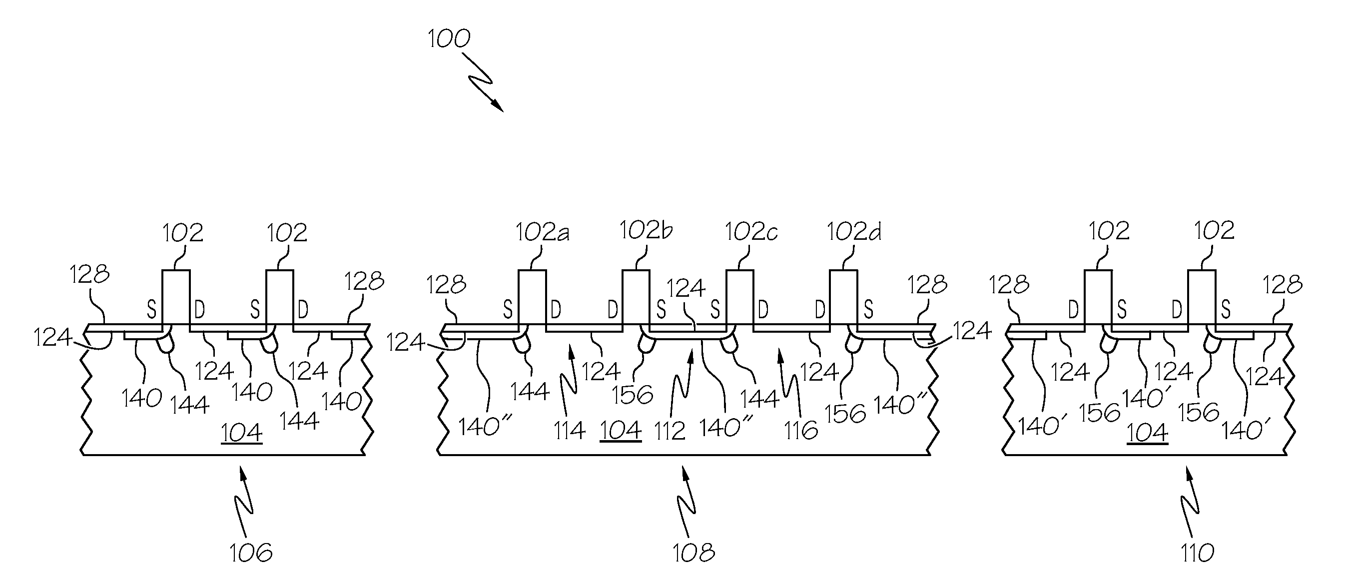 Method of fabricating semiconductor transistor devices with asymmetric extension and/or halo implants
