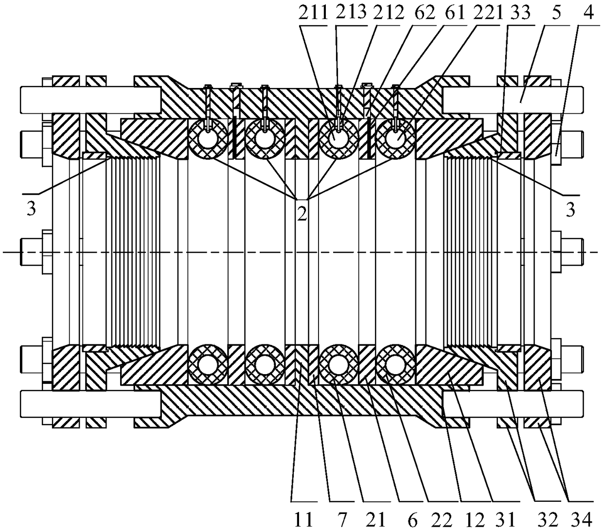 Adaptive Underwater Oval Pipe Connector