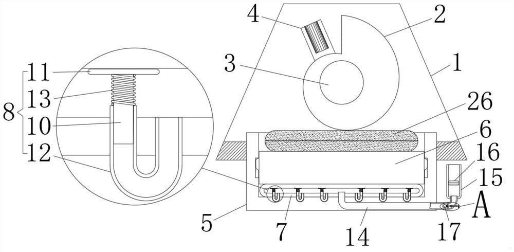 Extrusion device for concrete strength test