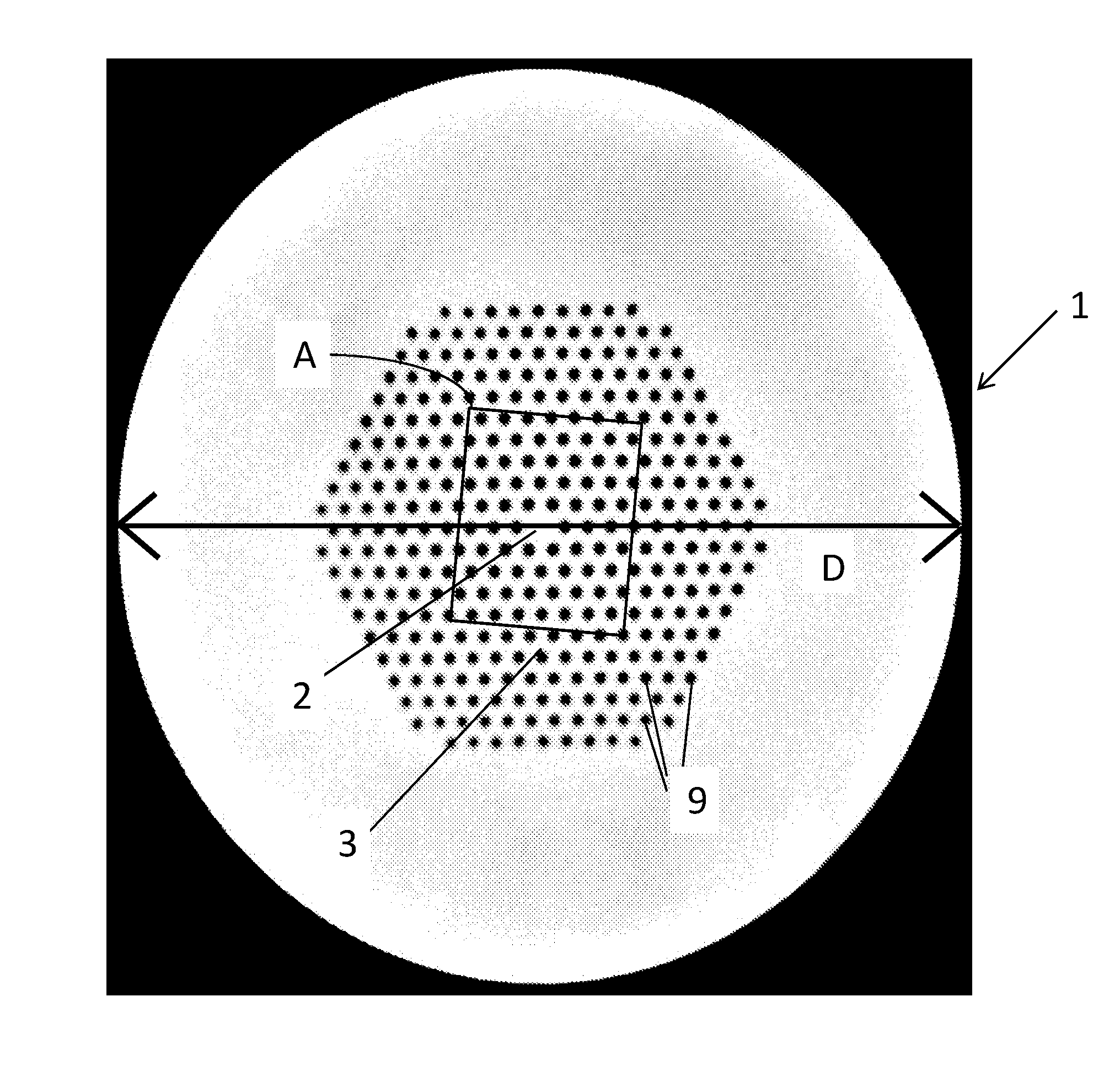 Microstructured optical fiber, supercontinuum light source comprising microstructured optical fiber and use of such light source