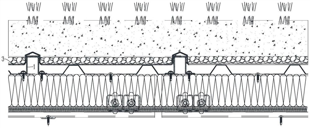 High-bearing-capacity metal roof