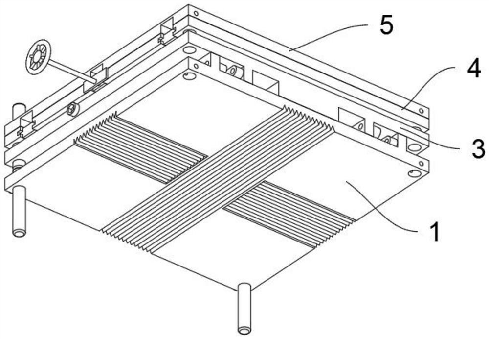 Mechanical angle-adjustable heightening device based on constructional engineering